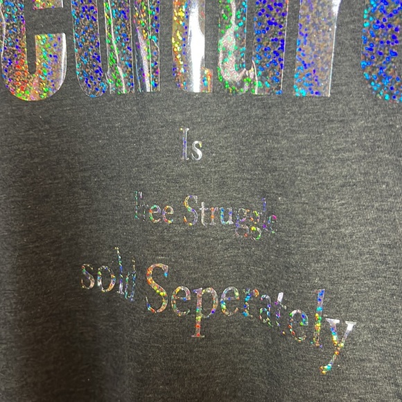 Gray t shirt Culture is free struggle sold separately - Picture 3 of 3